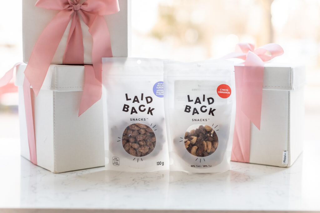 Laid Back snacks as part of Jillian Harris's Sponsored Families initiative and 12 Days Campaign