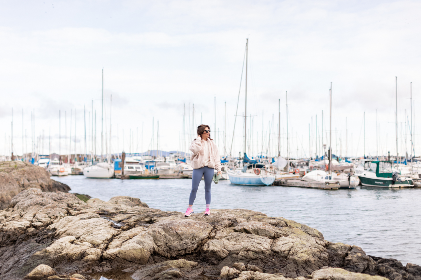 Jillian Harris in Victoria, Canada, for The Life Delicious Wellness Retreat