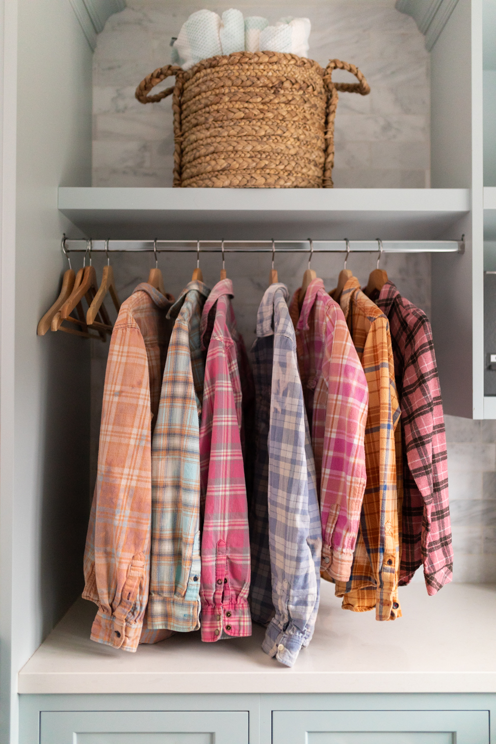 DIY Bleached Flannel Jillian Harris After Picture