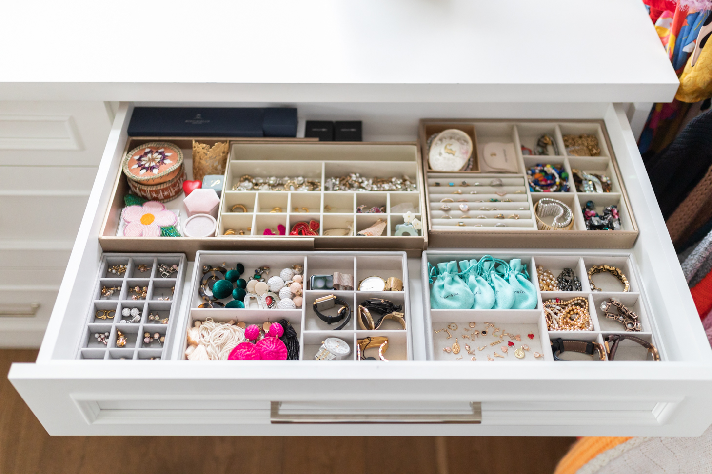 Jillian Harris's jewellery drawer transformation with Megan from Go Simplified