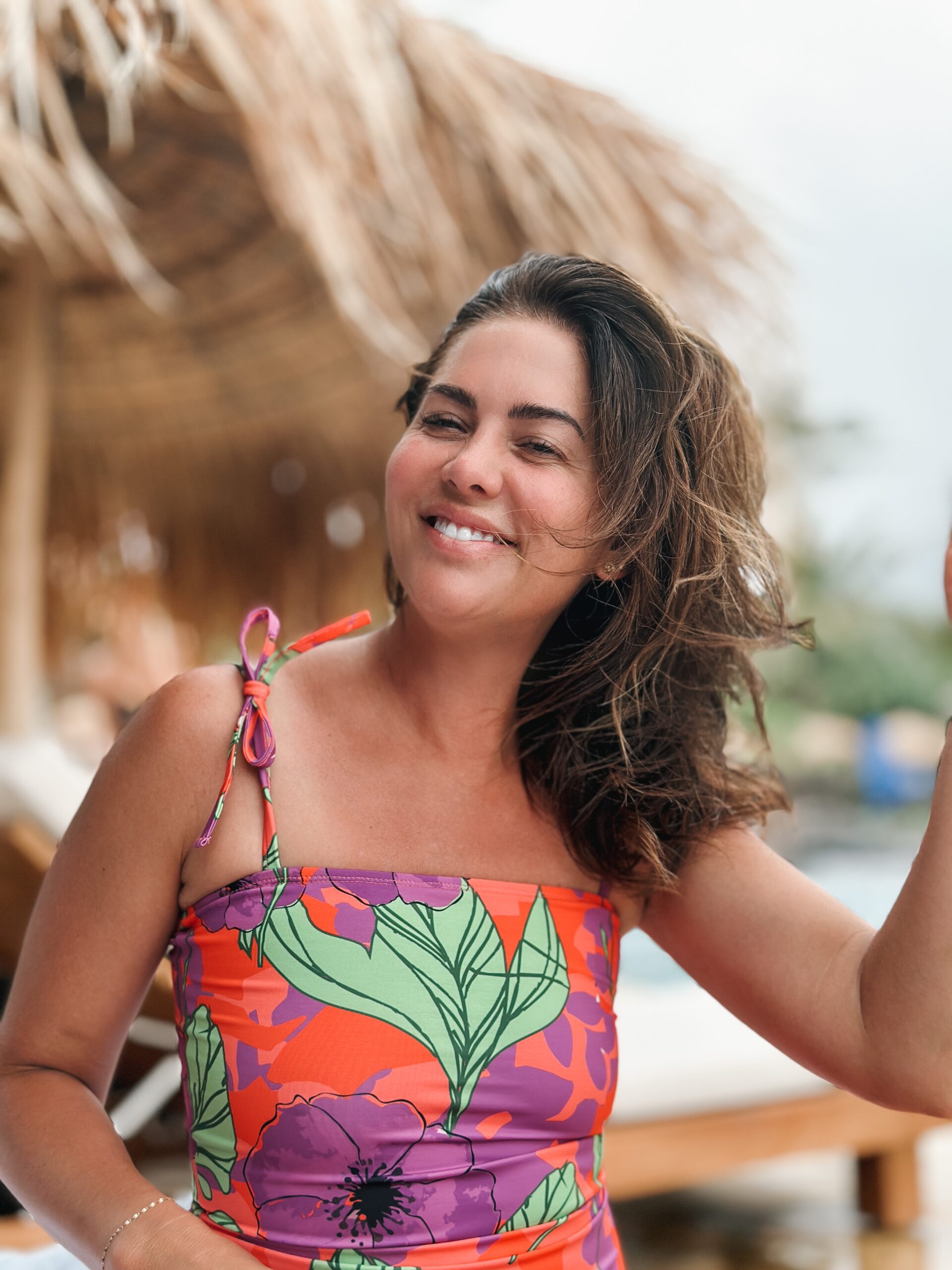 Jillian Harris at the 1 Hotel Hanalei Bay pool