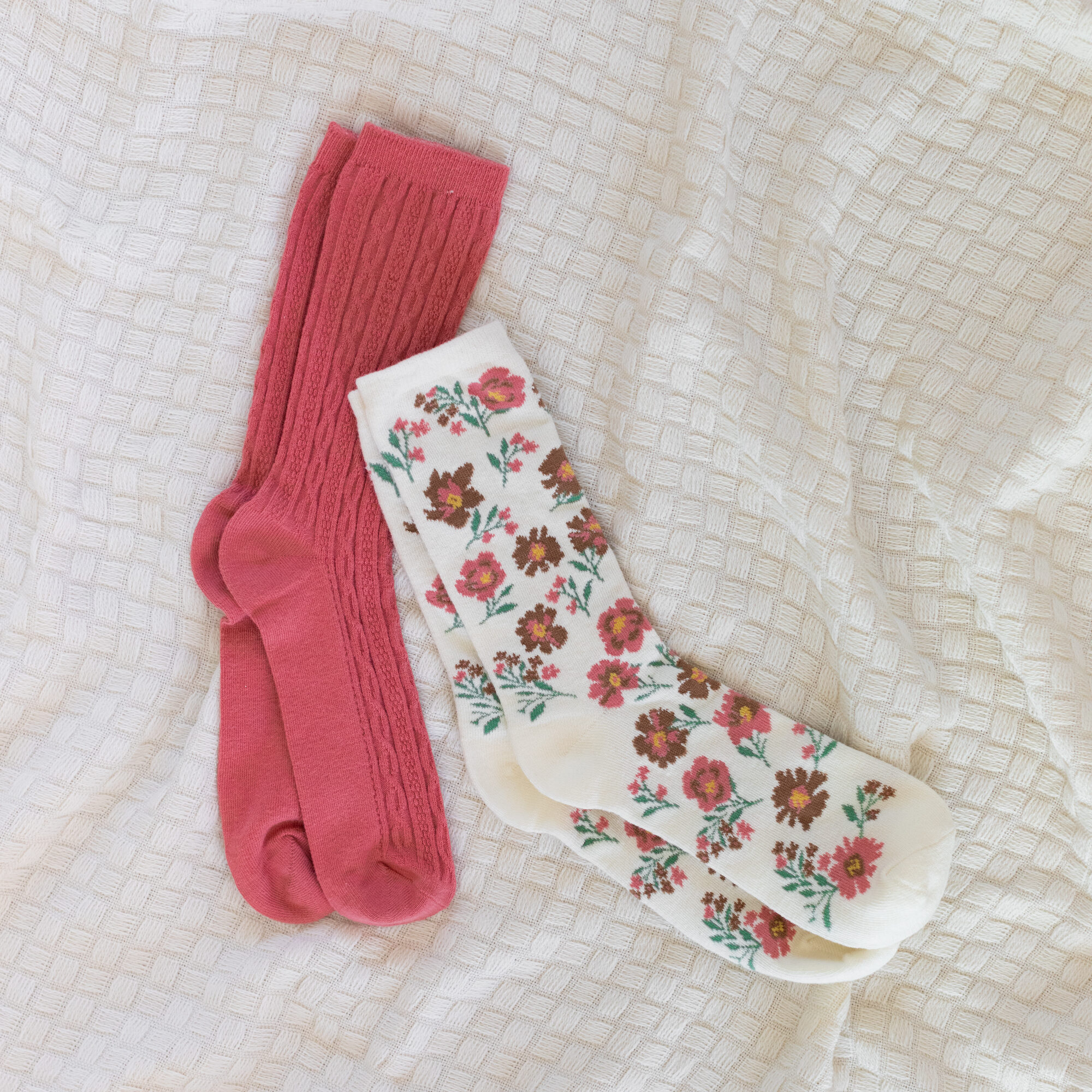 The Petal Bloom Socks from the Jillian Harris x Joe Fresh x Life At Home™ Fall Collection