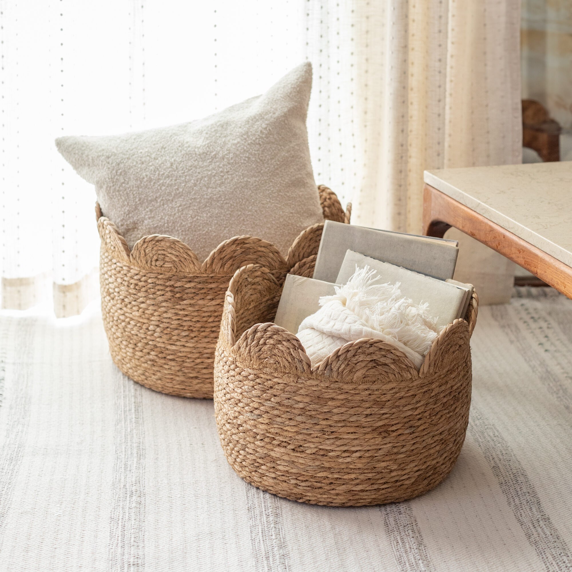 Fall homeware baskets from the Jillian Harris x Joe Fresh x Life At Home™ Fall Collection