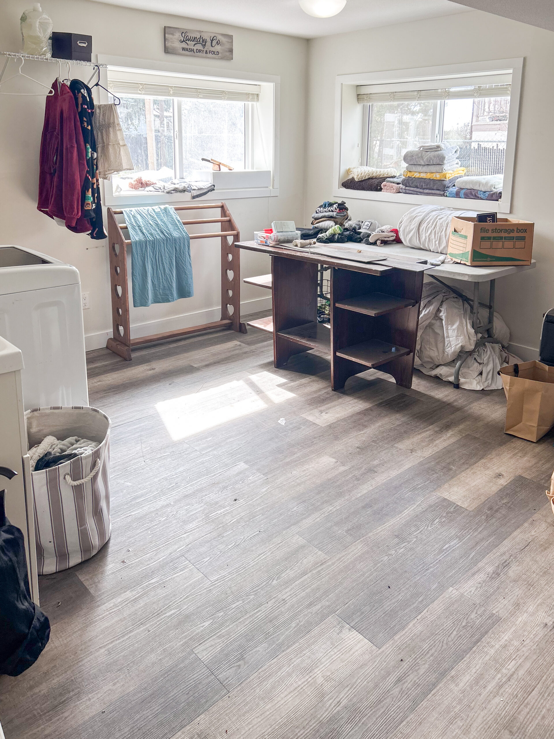 House Renovation Before - Laundry Room