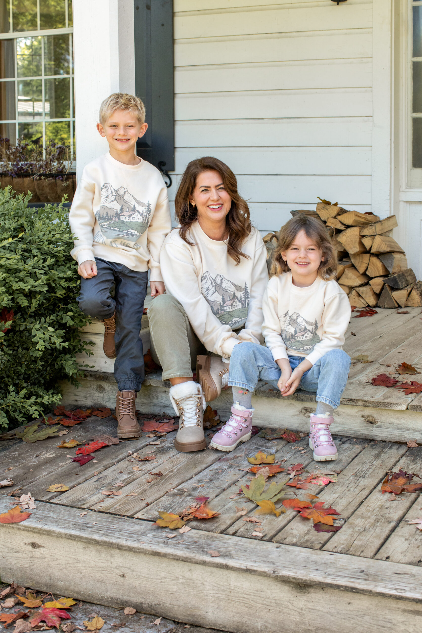 The Kids/Toddler Wild at Heart Graphic Pullover from the Jillian Harris x Joe Fresh x Life At Home™ Fall Collection