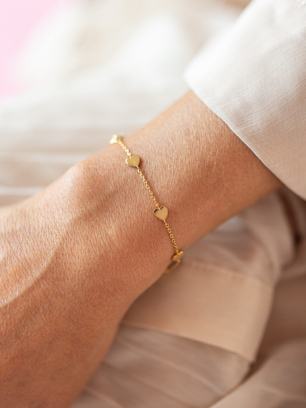 JH x Melanie Auld Jewelry Heart of Gold Bracelet