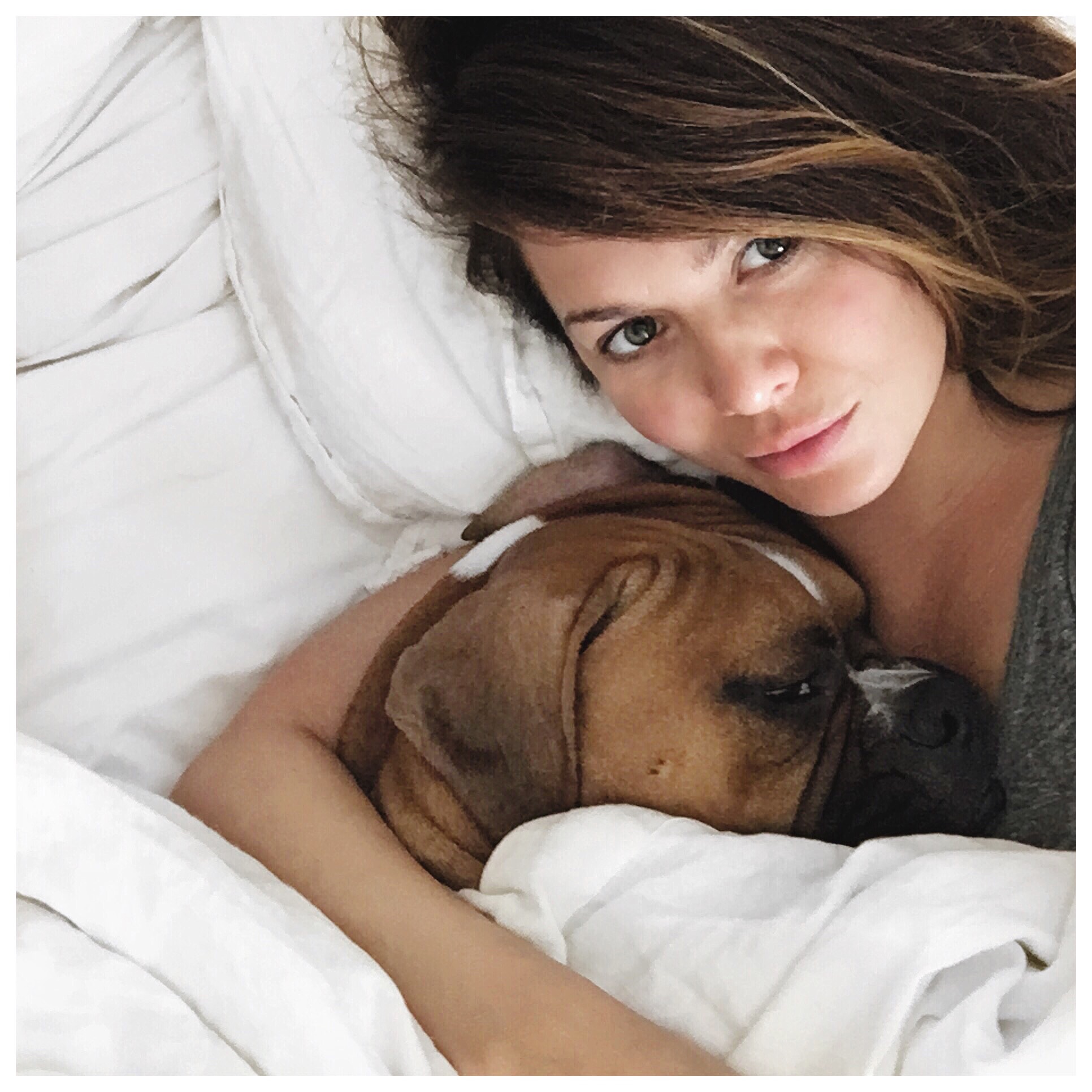 Jillian Harris and dog Nacho