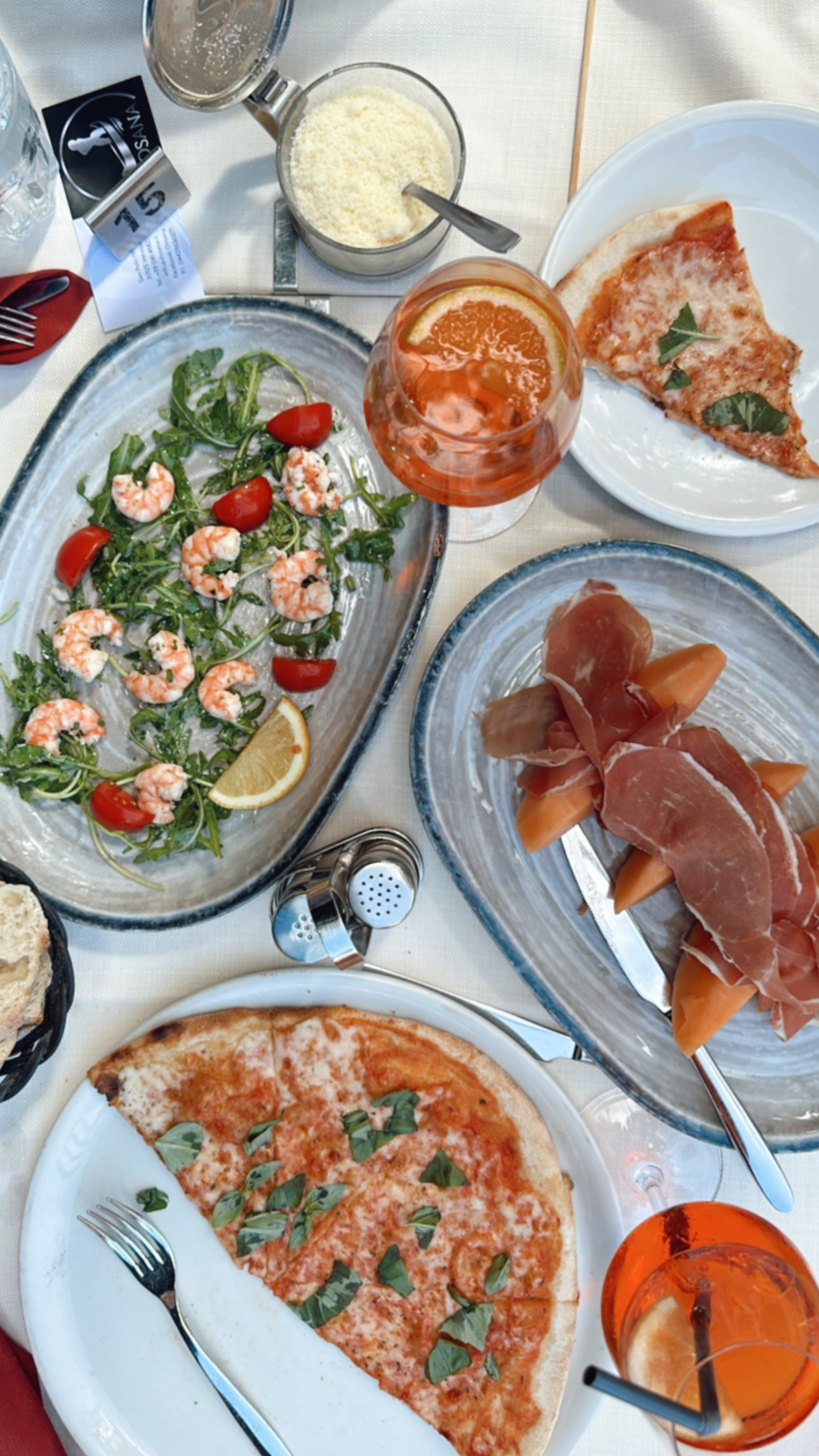 Italian food in Venice