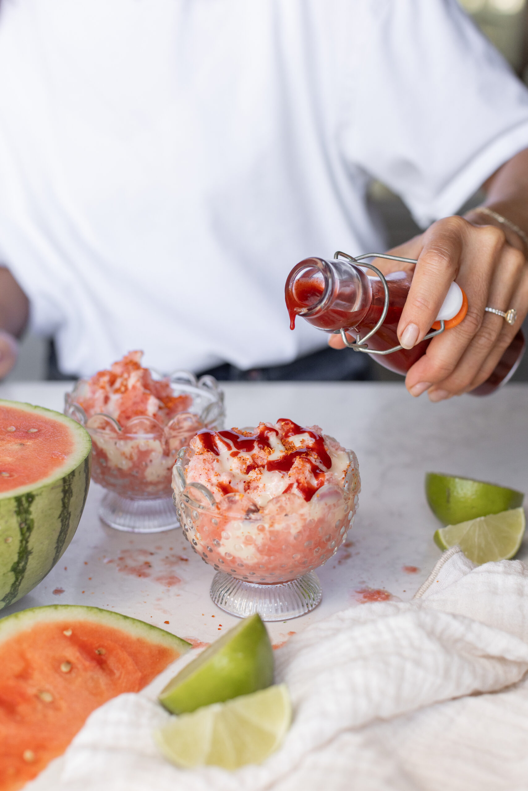Shaved Watermelon Dessert