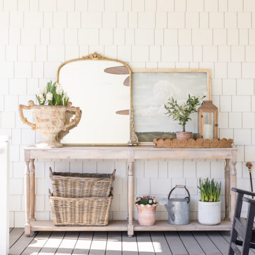 Jillian Harris spring front porch