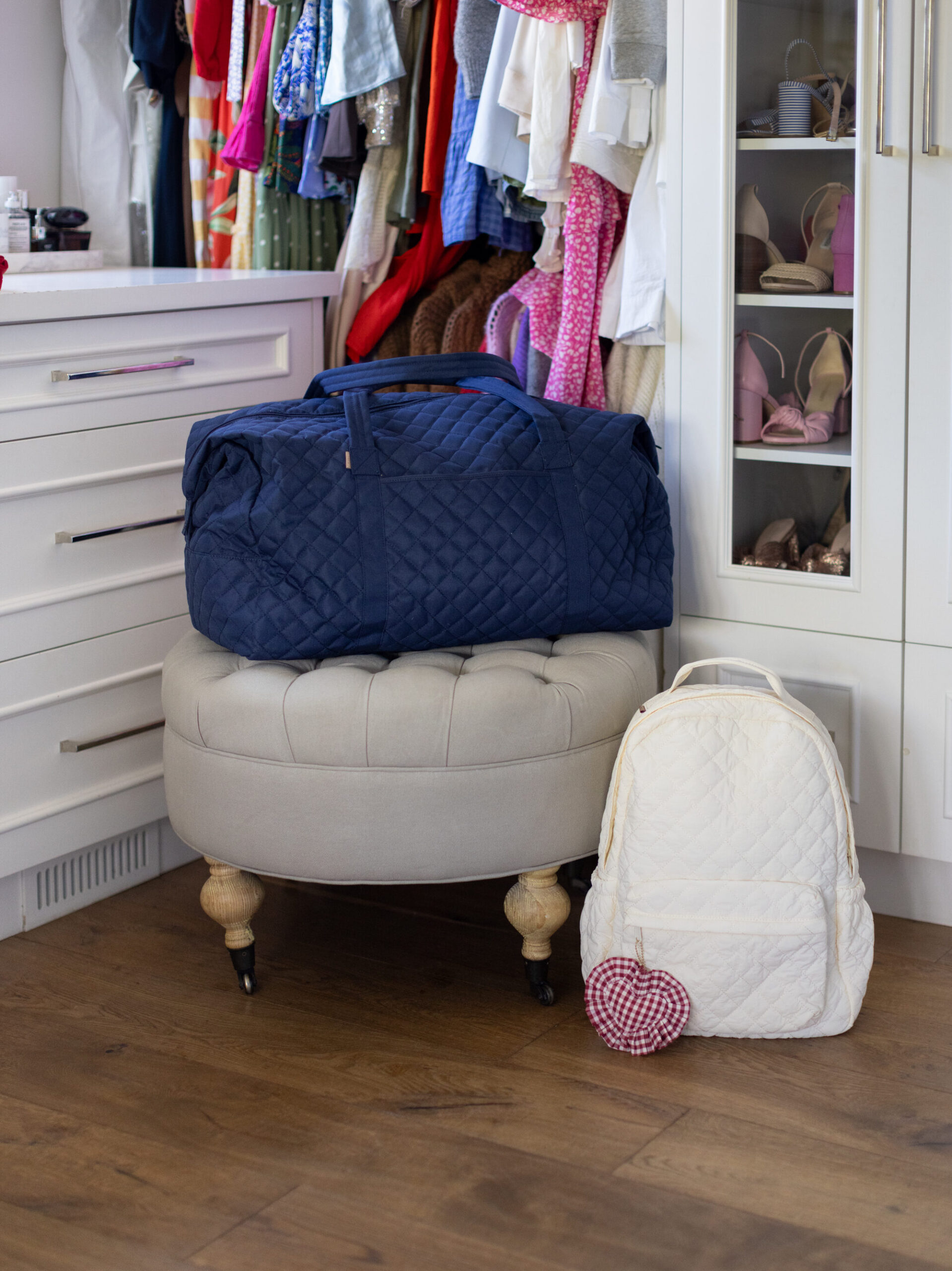 JH x Ela Navy Duffle Bag