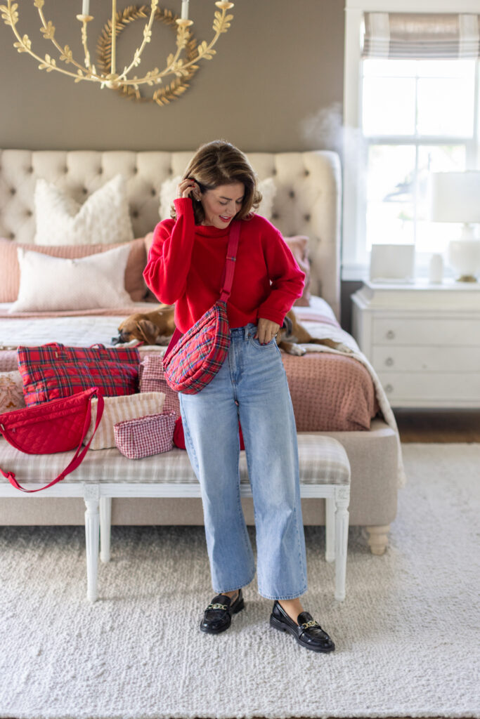 JH x Ela Plaid Crossbody Bag