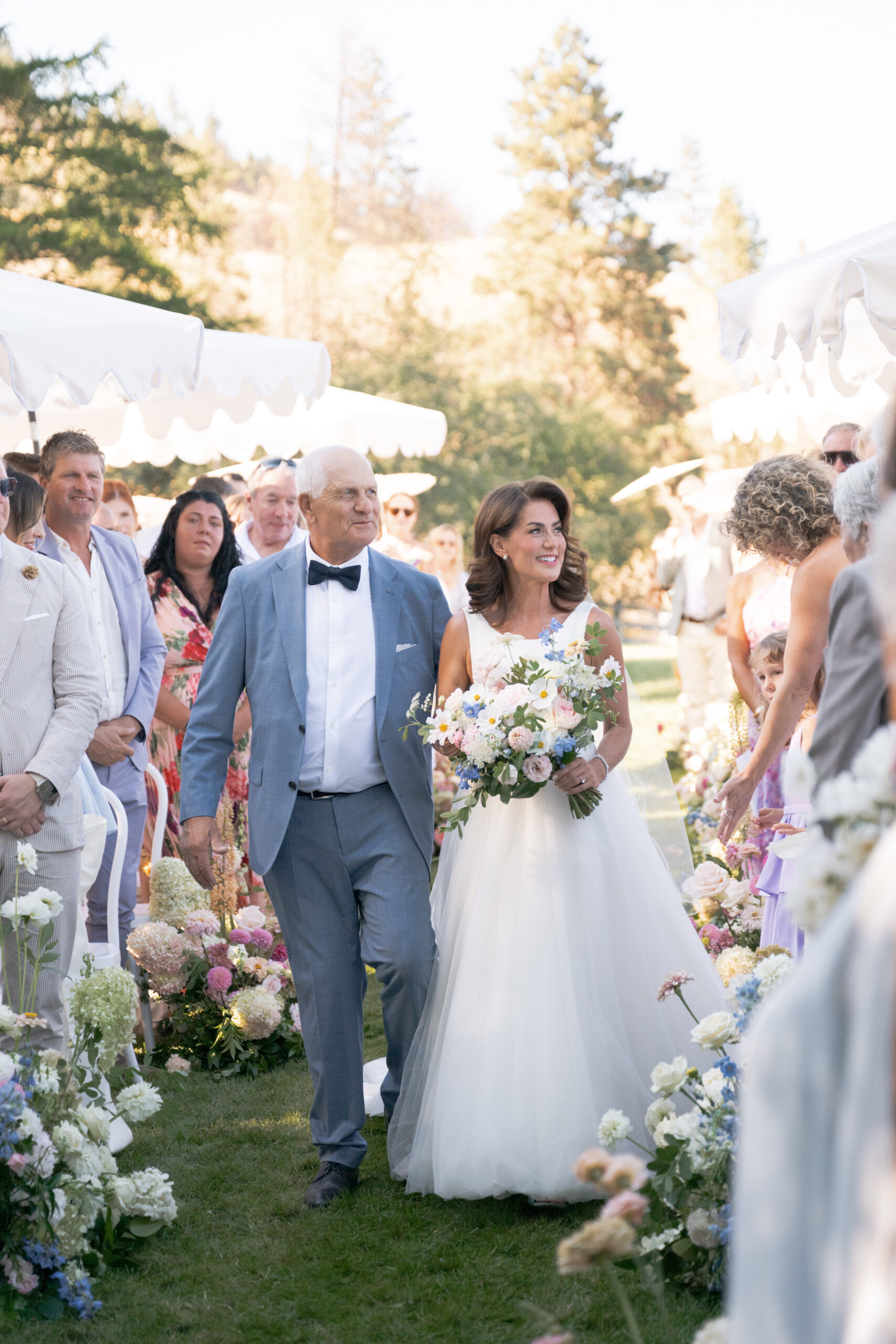Jillian Harris wedding flower bouquet