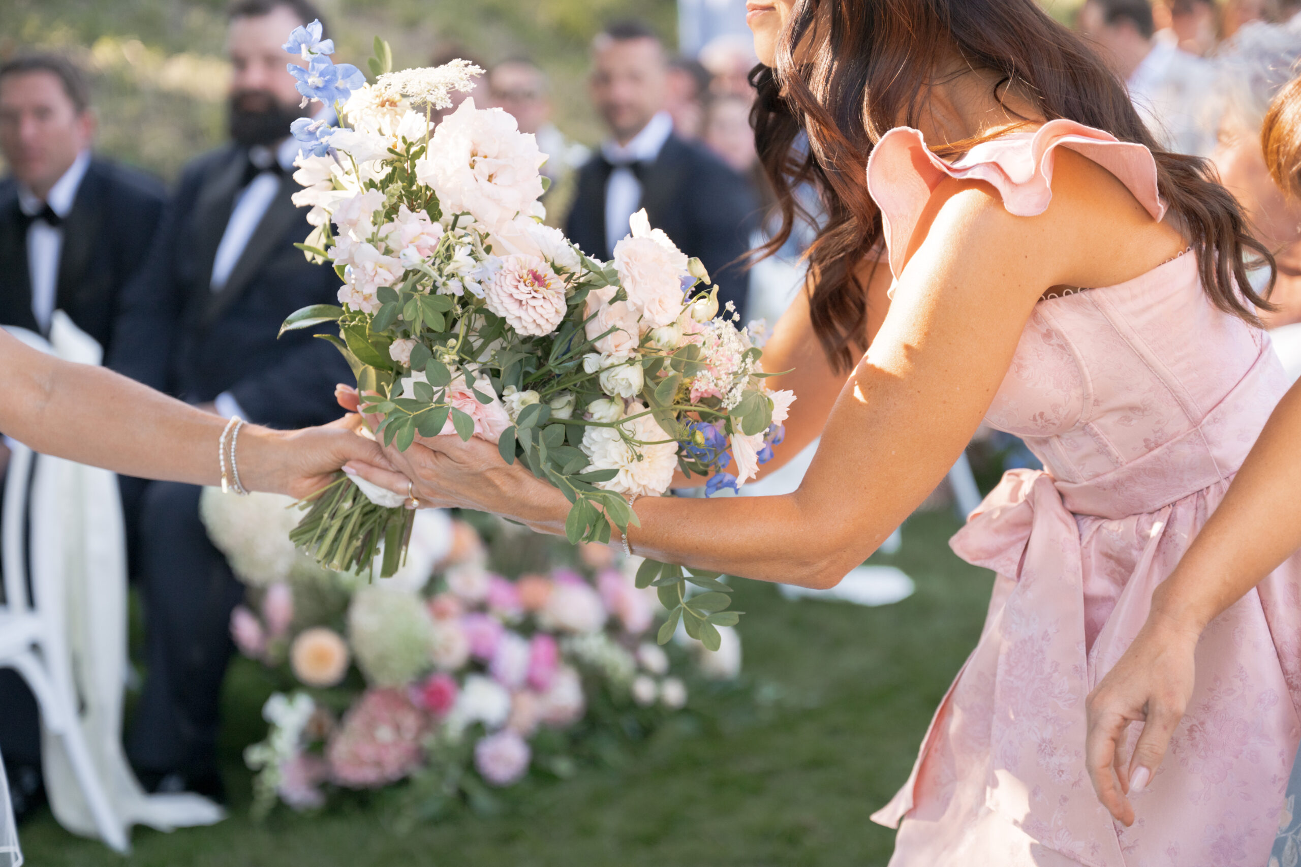 Jillian Harris wedding flower bouquet