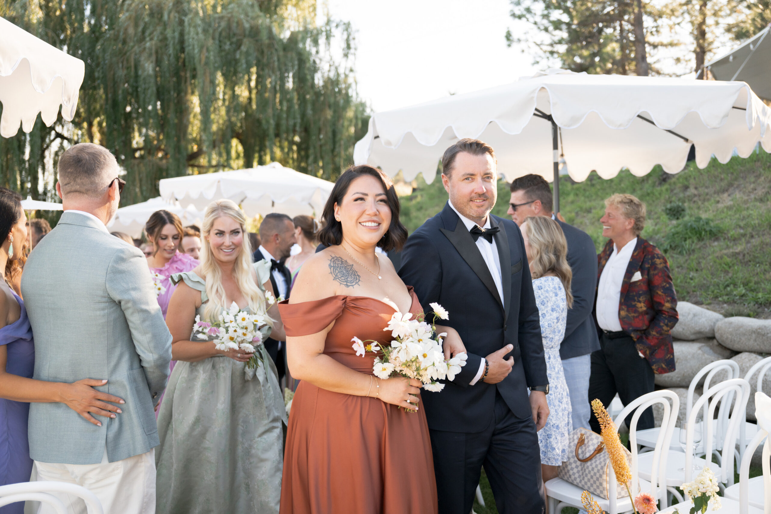 Jillian and Justin's wedding bridesmaids bouquets