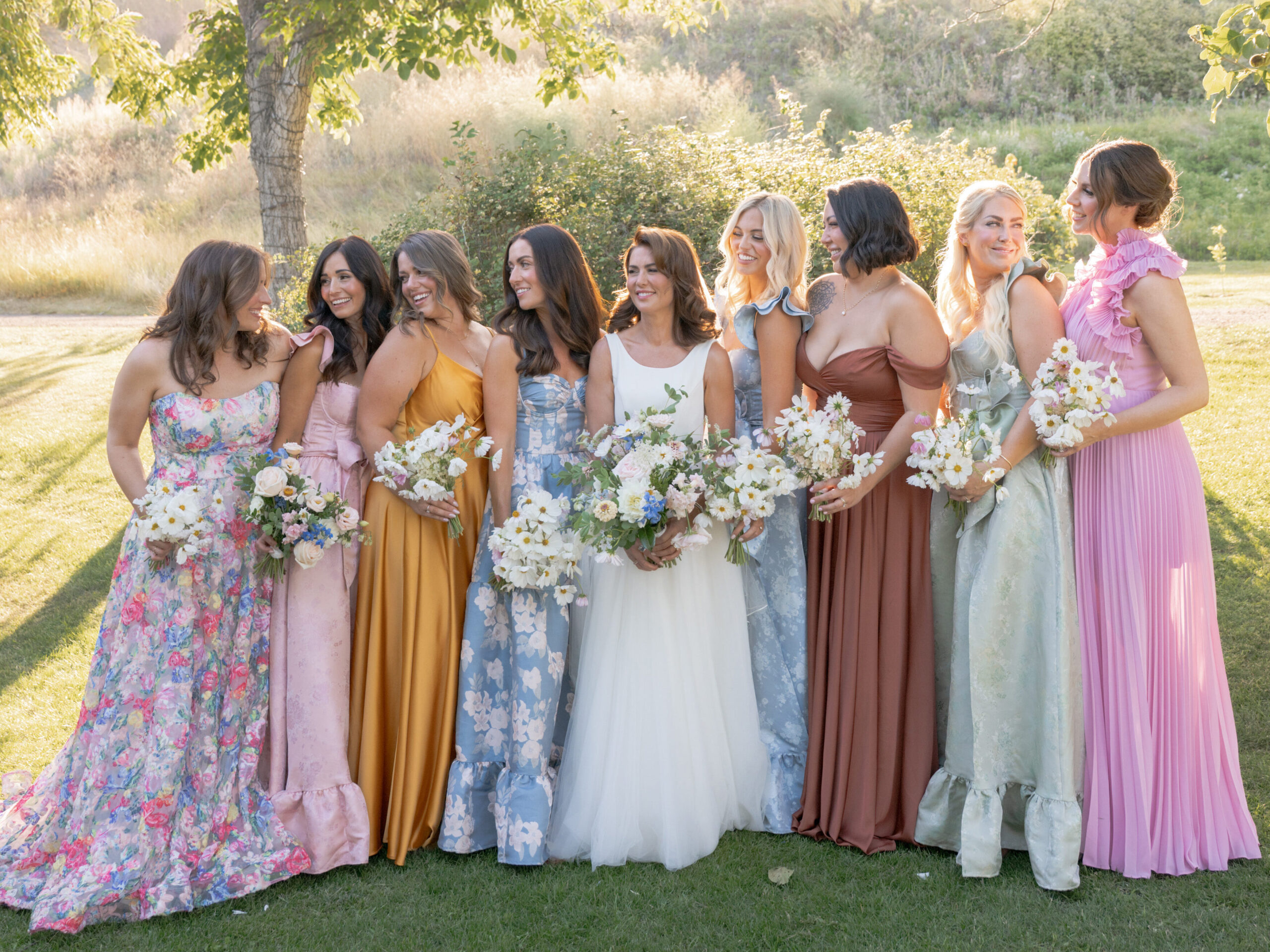 Jillian and Justin's wedding bridesmaids bouquets