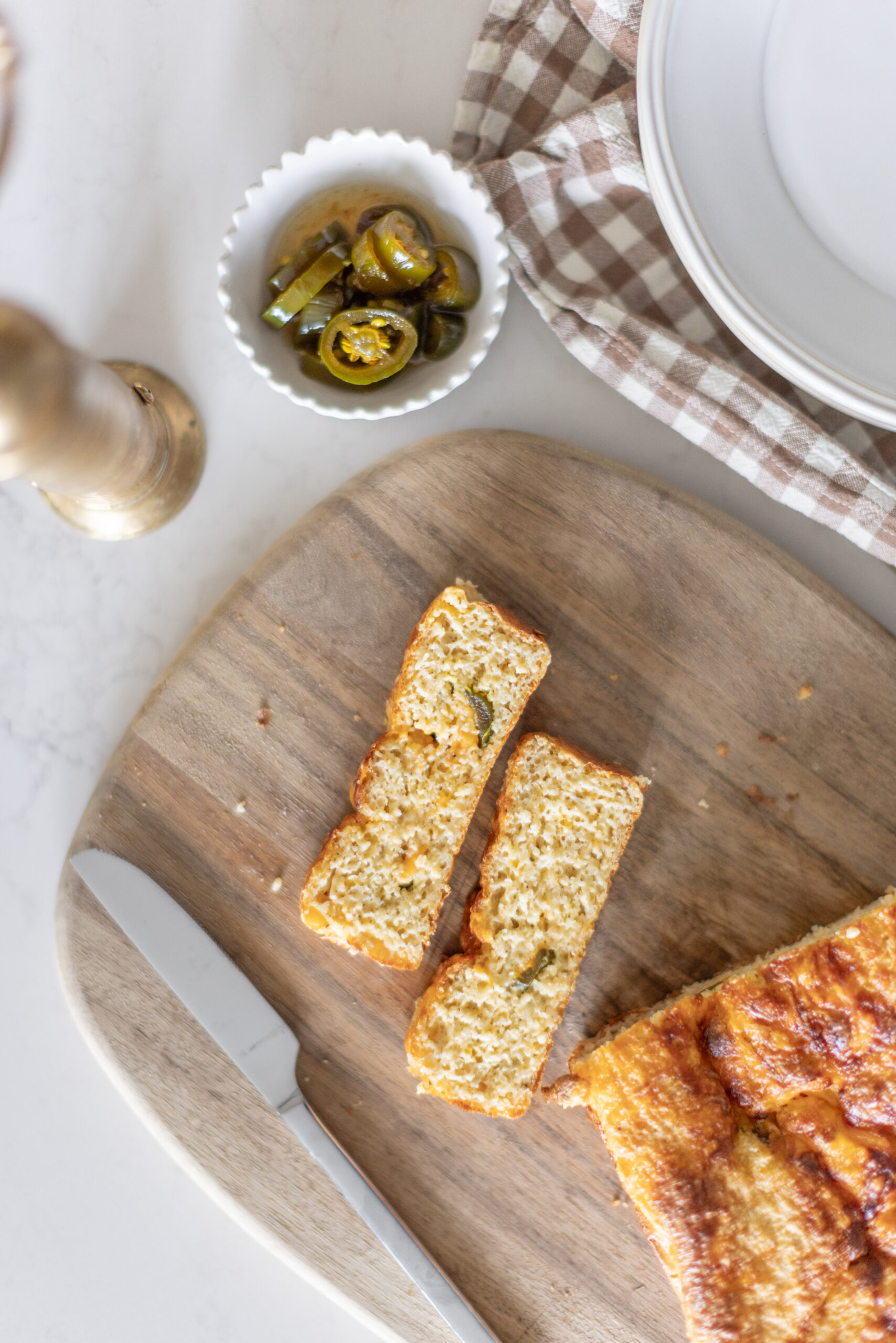 high protein cottage cheese bread