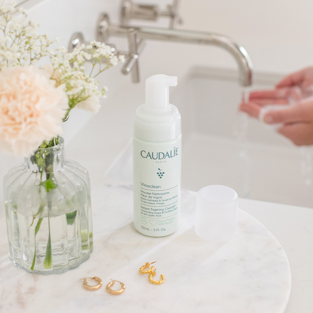 Caudalie foaming cleanser