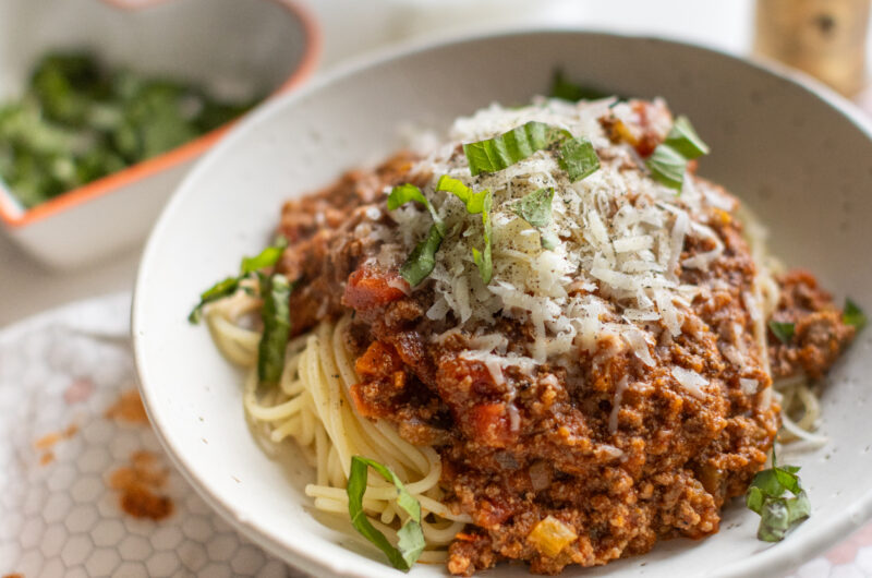 Homemade Bolognese Sauce: A Family Fave!
