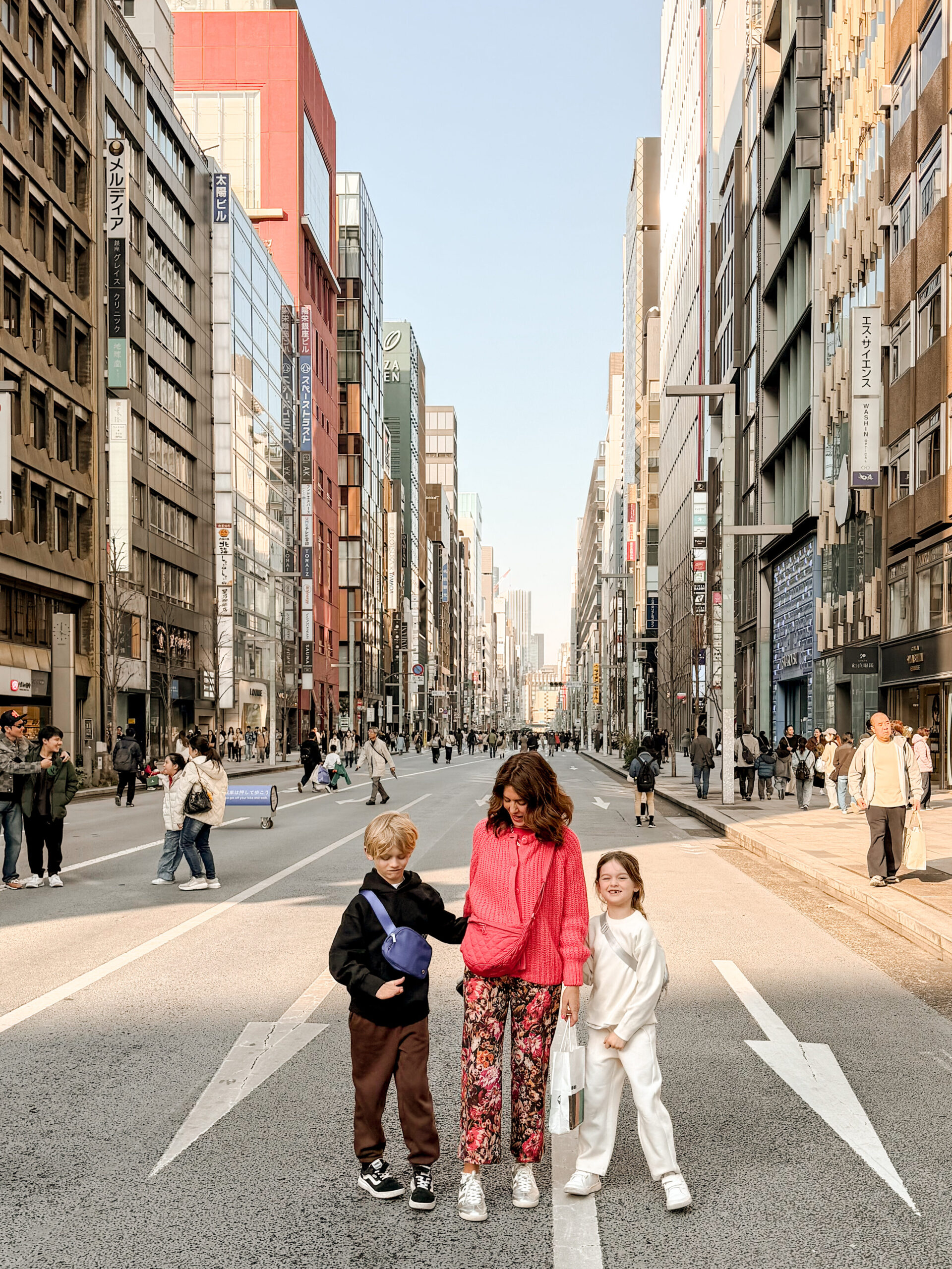 Jillian, Leo and Annie in Tokyo Japan